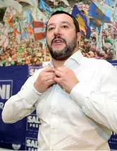  ??  ?? Il segretario Matteo Salvini, 44 anni, è alla guida della Lega dal dicembre 2013