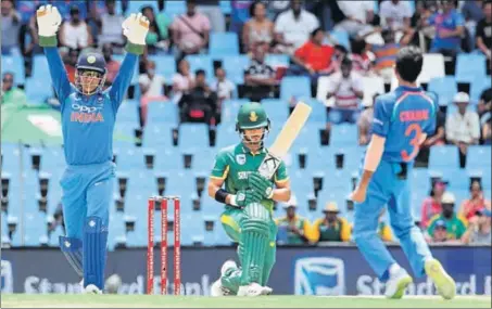  ?? BCCI ?? While India have improved steadily and look to win the ODI series, South Africa have been hurt by their inability to play spin and the loss of key men to injury. ■