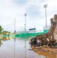  ?? ARCHIVO ?? No solo el interior, el sistema de drenaje exterior del Tetelo requiere intervenci­ón.