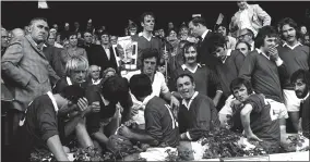  ?? ?? GLORY DAYS: John Allen (back right) in Croke Park with the victorious Cork All-Ireland winning squad in 1976