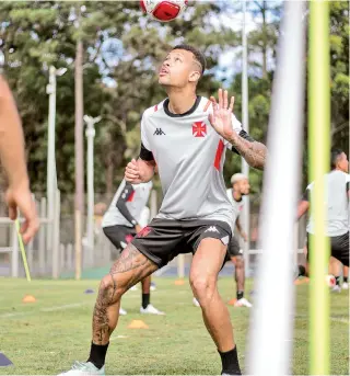  ?? LEANDRO AMORIM/ VASCO ?? Contratado pelo Vasco por R$ 32 milhões, João Victor entrou em campo em 12 partidas este ano