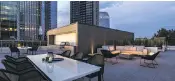  ?? Supplied ?? Residents can enjoy the rooftop terrace, which overlooks the city and garden and includes a fully-equipped kitchen.