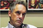  ?? DAVE ABEL / POSTMEDIA NETWORK ?? University of Toronto professor Jordan Peterson is at the centre of a freedom-of-speech battle over gender identity.