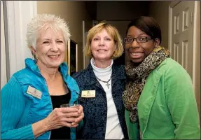  ??  ?? Priscilla Pittman, Janet Nelson and Asia Smith