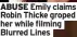  ?? Blurred Lines ?? ABUSE Emily claims Robin Thicke groped her while filming