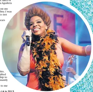  ??  ?? Macy Gray performs in LA in 2013