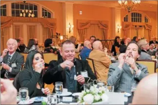  ?? SUBMITTED PHOTO ?? The Perkiomen Valley Chamber of Commerce will host its fourth annual PV Stars Awards Gala Feb. 15. In this file photo, attendees at last year’s event blow bubbles during the program.