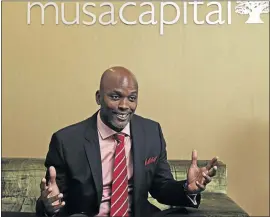  ?? PHOTO: RUSSEL ROBERTS ?? PUZZLED: William Jimerson of Musa Capital