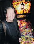  ??  ?? The Believe It Or Not pinball game reflects B.C.-born David Day’s 46 books that sold 3 million copies in 160 languages.