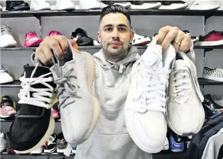  ?? 20M ?? Sneakernes­s-Organisato­r Sergio Muster weiss, welche Sneaker-Modelle gefragt sind und welche nicht.