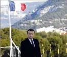  ?? (Photo doc. P. Bl.) ?? En janvier dernier, le président de la République avait adressé ses voeux aux armées depuis la base navale de Toulon.