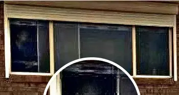  ??  ?? LEFT: A blurry image of the ‘ghost’ that appeared in an Australian estate agent’s photograph.