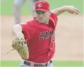  ?? ADRIAN WYLD/THE CANADIAN PRESS VIA AP ?? Team Canada’s Rheal Cormier pitches in the team’s win over China in preliminar­y action at the 2008 Beijing Olympics.
