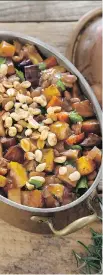  ?? MIKE MCCOLL/ WHITECAP ?? Vegetables are spiced and simmered into a dinner of vegetarian comfort food.