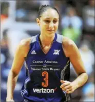  ?? JESSICA HILL - THE ASSOCIATED PRESS ?? Phoenix Mercury’s Diana Taurasi during the second half of a WNBA basketball game, Friday, Sept. 2, 2016, in Uncasville, Conn.