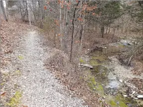  ?? ?? The well-worn loop trail at the park is easy to follow.