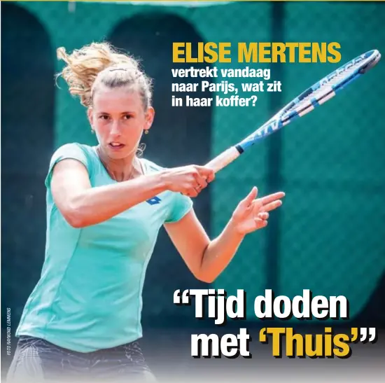  ??  ?? Bekijk het video-interview met Elise Mertens op hbvl.be
