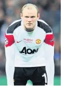  ??  ?? Wayne Rooney during the 2011 Champions League defeat