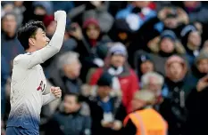  ?? AP ?? Son Heung-min scored the only goal in Tottenham Hotspur’s 1-0 EPL victory against Newcastle.