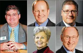  ??  ?? At least five Gwinnett County-based Republican legislator­s are vacating their current seats for various reasons. They include Sen. David Shafer and Representa­tives Buzz Brockway, David Casas, Joyce Chandler and Brooks Coleman.