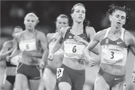  ?? JEAN LEVAC/POSTMEDIA FILES ?? Canadian heptathlet­e Jessica Zelinka, No. 6, says it’s important for athletes to trust drug-testing in amateur sport.