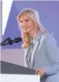  ?? EUROPEAN PRESS AGENCY ?? Ivanka Trump speaks at a social media forum in Riyadh, Saudi Arabia, on Sunday. Trump is part of a delegation visiting there.