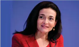  ?? Fabrice Coffrini/AFP/Getty Images ?? Sheryl Sandberg at a session at the World Economic Forum in Davos in 2017. Photograph:
