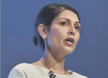  ?? PICTURE:AFP/GETTY IMAGES ?? 0 Home secretary Priti Patel has been in focus over immigratio­n policy