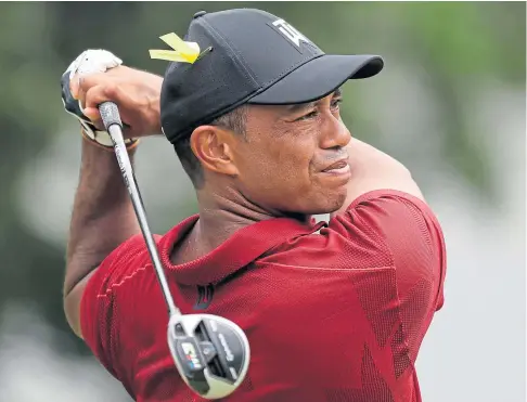  ??  ?? ACCIDENT: Tiger Woods has been transferre­d to a new hospital as he recovers from his car crash in Los Angeles.