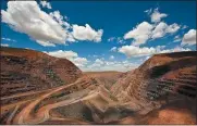  ?? COURTESY OF RIO TINTO ?? The Argyle diamond mine near Lake Argyle in Western Australia, is set to close at the end of 2020.