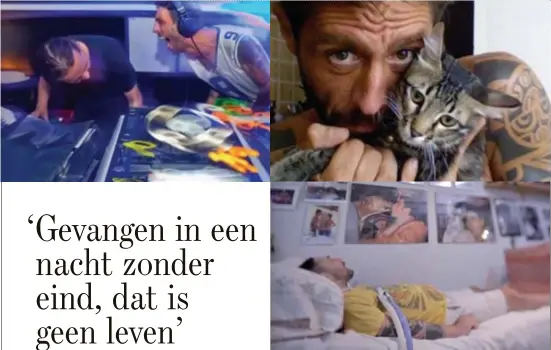  ?? © rr ?? Vastgeklui­sterd aan zijn bed en met geen uitzicht op beterschap, besloot dj Fabiano dat dit leven niet langer de moeite loonde.