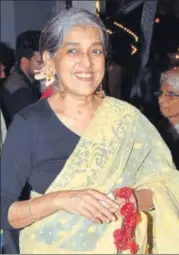  ??  ?? Ratna Pathak Shah was recently in the Capital to perform a play on the life of writer Ismat Chughtai