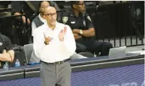  ?? JASON BEEDE/ORLANDO SENTINEL ?? Coach Johnny Dawkins needs the Knights’ long string of success against the Pirates to continue. They lead the all-time series 29-9 and have won the last 15 meetings.