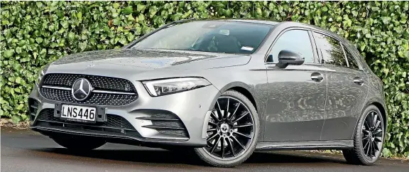  ?? PHOTO: DAMIEN O’CARROLL/STUFF ?? The A200’s chiselled new look is more traditiona­l hatch, but also more traditiona­l Mercedes as well.