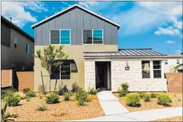  ?? Pardee Homes ?? Pardee Homes’ Hurry Home sales event includes select plans at Pivot and Strada at Pivot in the Green Valley area, including Plan One at homesite No. 31 at Strada at Pivot, shown here.