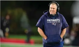  ?? Photograph: Brian Fluharty/USA Today Sports ?? Bill Belichick’s Patriots are now top of the AFC East.