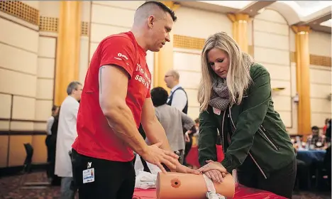  ?? SUNNYBROOK HOSPITAL ?? Stop the Bleed has been taught in Toronto since last August and will soon be offered by emergency-care nurses in B.C.