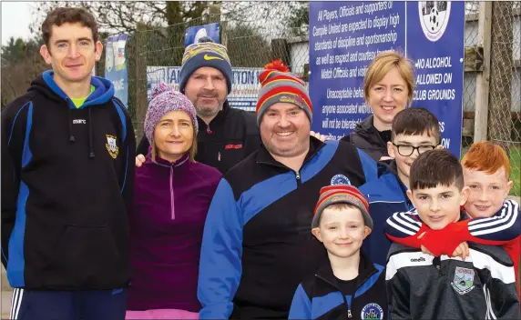  ??  ?? Taking part in the Campile United FC 5km fun run over the Christmas period were John McGrath, Campile; Edel and Jamie Power, Mullinavat; Wayne, Charlie, Catherine, Conor, Jack, Harry Power, Campile.