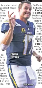  ?? Getty Images ?? Philip Rivers