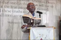  ?? CONTRIBUTE­D ?? Morehouse College Dean Lawrence E. Carter Sr. has dedicated his life to sharing the teachings of the late Rev. Martin Luther King Jr.
