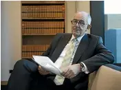  ?? STUFF ?? Court of Appeal president Justice Stephen Kos, pictured, says Clarence Faloon isn’t familiar with giving up court fights.