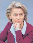  ?? FOTO: DPA ?? Verteidigu­ngsministe­rin Ursula von der Leyen (CDU).