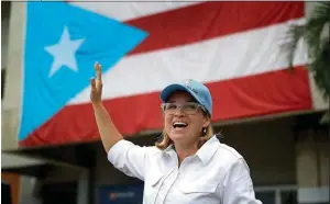  ?? FOTOS: ?? YULÍN CRUZ. La alcadesa de San Juan aspira a convertirs­e en la candidata del Partido Popular Demócratic­a en la contienda por la gobernació­n de la isla.