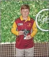  ?? ?? Good arm: Murphy Stephens had the best bowling average in the under-14s.