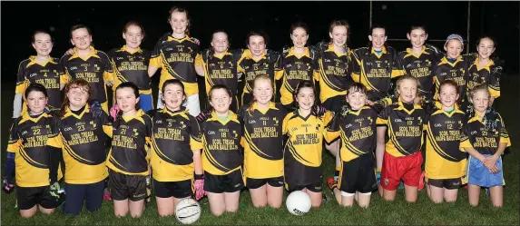  ??  ?? The beaten finalists from Kilrush.