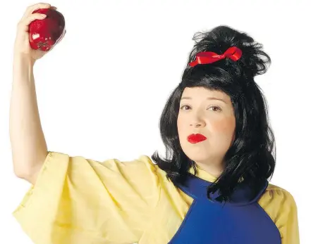  ??  ?? Ming Hudson is Snow White in East Van Panto’s Snow White and the Seven Dwarves.