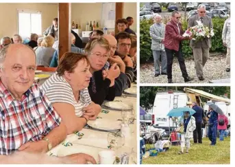  ??  ?? Le comité des fêtes avait organisé un méchoui et un vide-greniers dans le cadre de la fête communale de l’Angevine.