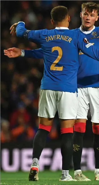  ?? ?? Nathan Patterson has only made seven appearance­s for Rangers this term,