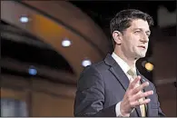  ?? The New York Times/ERIN SCHAFF ?? House Speaker Paul Ryan promised future votes on extra defense spending and on a conservati­ve, restrictiv­e immigratio­n bill, House Freedom Caucus leader Mark Meadows of North Carolina said.