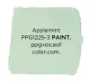  ??  ?? Applemint PPG1225-3 PAINT, ppgvoiceof color.com.